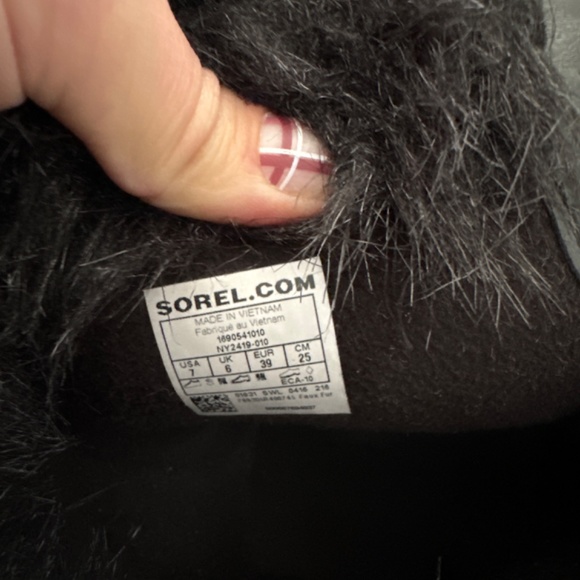 Sorel Black duckboots size 7 us - Picture 6 of 6